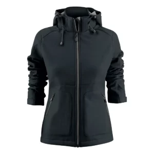 Chaqueta mujer PRINTER ESSENTIALS KARTING LADY 2261062, Negro, vista frontal
