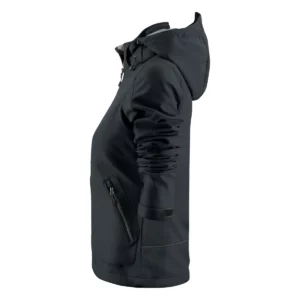 Chaqueta mujer PRINTER ESSENTIALS KARTING LADY 2261062, Negro, lateral izquierdo