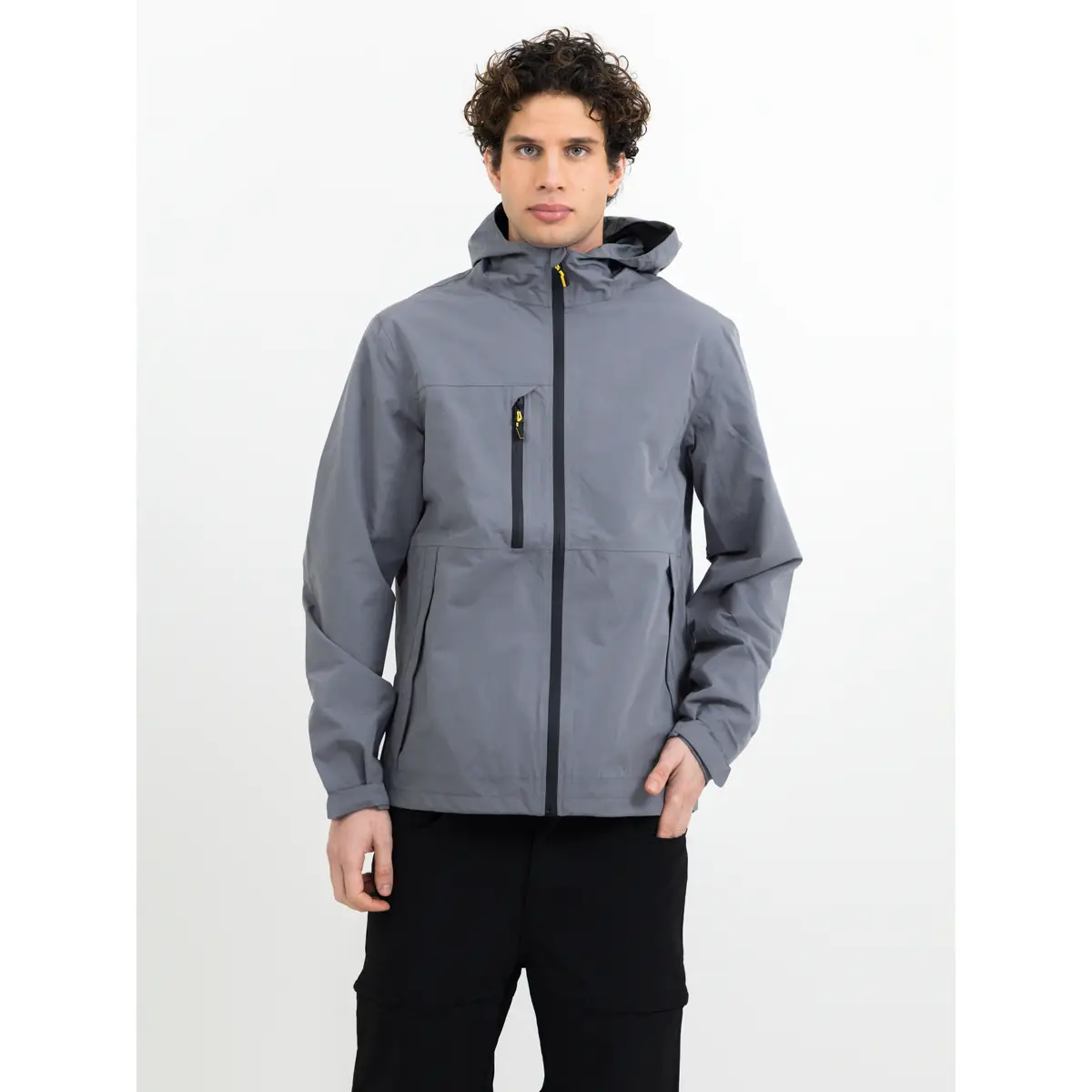 Chaqueta hombre PRINTER ESSENTIALS HIKER 2261067 39 Chaqueta hombre PRINTER ESSENTIALS HIKER 2261067, con modelo, vista frontal