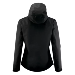 Chaqueta mujer PRINTER ESSENTIALS HIKER LADY 2261068, Negro, vista posterior