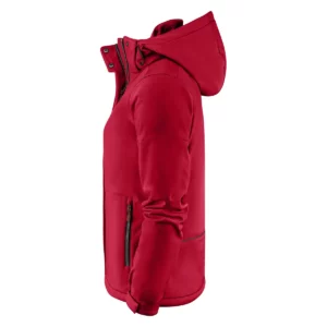 Chaqueta mujer PRINTER ESSENTIALS OVERLANDING LADY 2261070, Rojo, lateral izquierdo