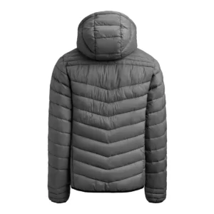Chaqueta hombre PRINTER ESSENTIALS BASE JACKET 2261077, Gris acero, vista posterior