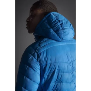 Chaqueta hombre PRINTER ESSENTIALS BASE JACKET 2261077, con modelo, detalle posterior y capucha