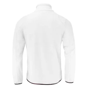 Polar hombre PRINTER ESSENTIALS SPEEDWAY FLEECE 2261500, Blanco, vista posterior