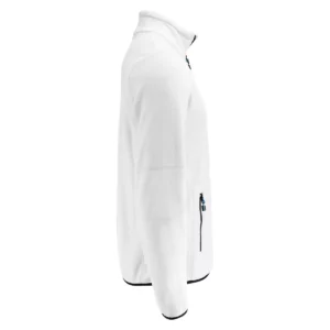 Polar hombre PRINTER ESSENTIALS SPEEDWAY FLEECE 2261500, Blanco, lateral derecho