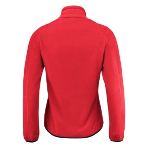 Polar mujer PRINTER ESSENTIALS SPEEDWAY LADY FLEECE 2261501, Rojo, vista posterior