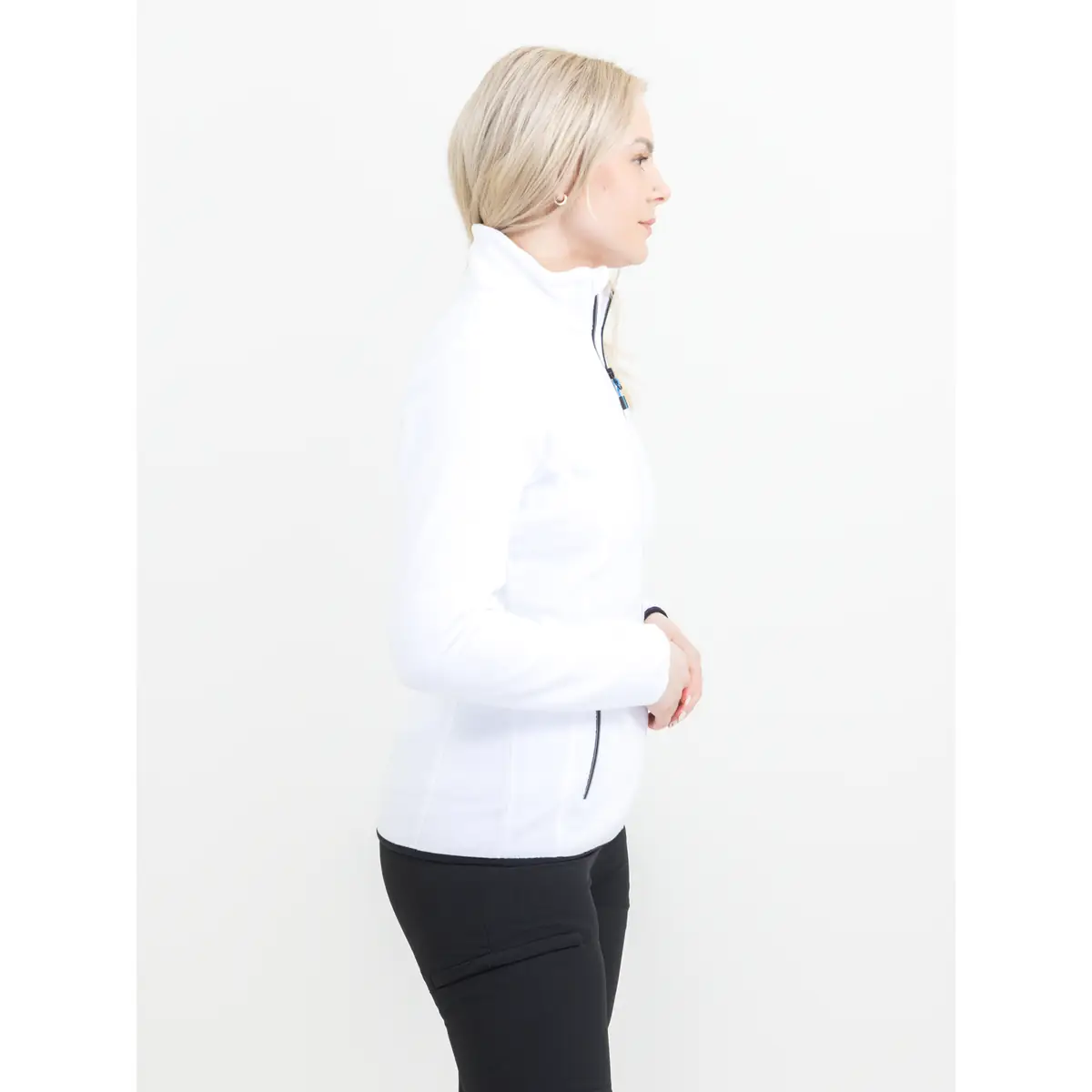 Polar mujer PRINTER ESSENTIALS SPEEDWAY LADY FLEECE 2261501 36 Polar mujer PRINTER ESSENTIALS SPEEDWAY LADY FLEECE 2261501, con modelo, vista lateral