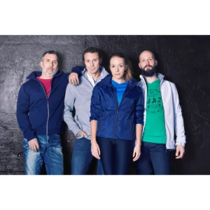 Chaqueta hombre PRINTER ESSENTIALS TRIAL SOFTSHELL 2261044 / Sudadera hombre PRINTER ESSENTIALS JAVELIN RSX 2262054, con modelo