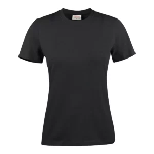 Camiseta PRINTER ESSENTIALS LIGHT T-SHIRT WOMAN 2264028, Negro, vista frontal
