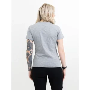 Camiseta PRINTER ESSENTIALS LIGHT T-SHIRT WOMAN 2264028, con modelo, vista posterior