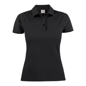 Polo mujer PRINTER ESSENTIALS SURF LADY POLO PIQUE 2265009, Negro, vista frontal