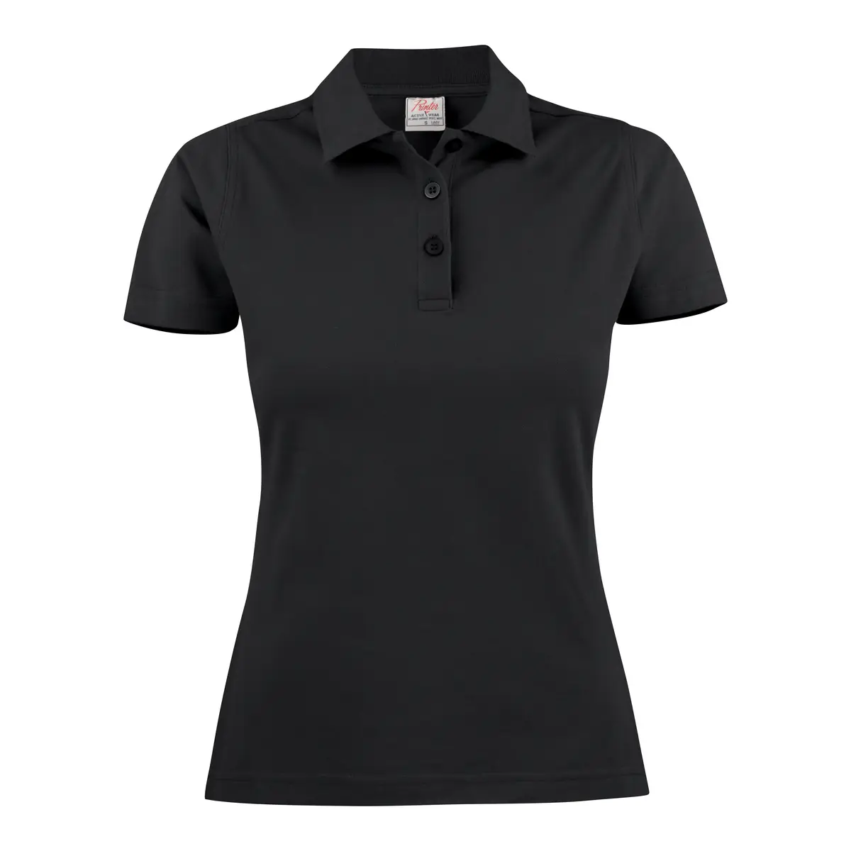 Polo mujer PRINTER ESSENTIALS SURF LADY POLO PIQUE 2265009 31 Polo mujer PRINTER ESSENTIALS SURF LADY POLO PIQUE 2265009, Negro, vista frontal