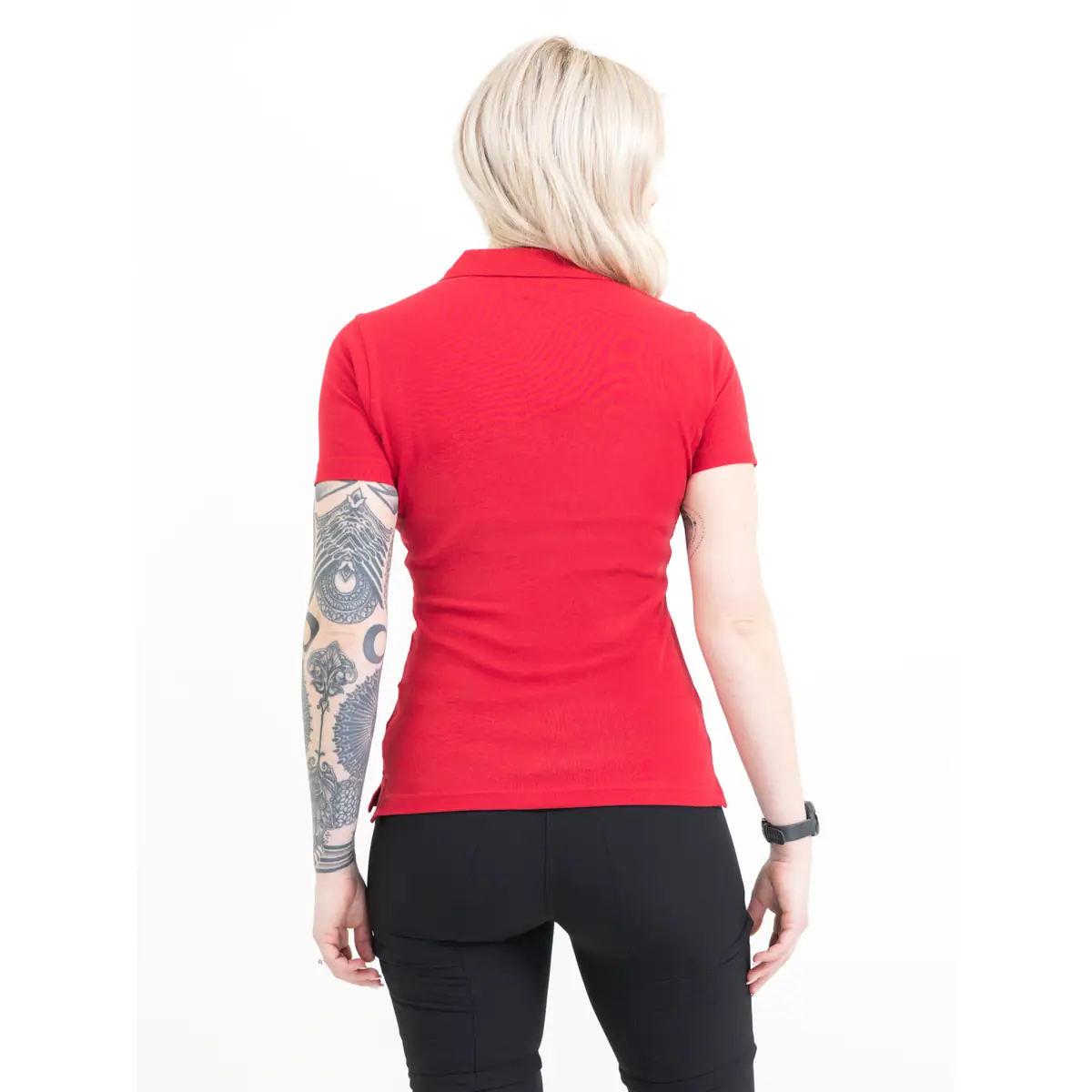 Polo mujer PRINTER ESSENTIALS SURF LADY POLO PIQUE 2265009 40 Polo mujer PRINTER ESSENTIALS SURF LADY POLO PIQUE 2265009, con modelo, vista posterior
