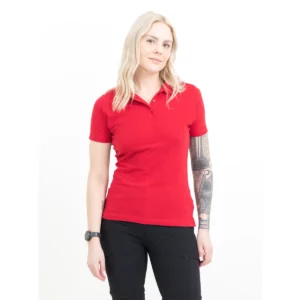 Polo mujer PRINTER ESSENTIALS SURF LADY POLO PIQUE 2265009, con modelo, vista frontal