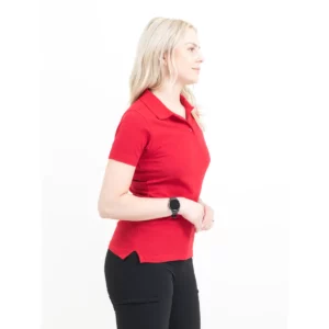 Polo mujer PRINTER ESSENTIALS SURF LADY POLO PIQUE 2265009, con modelo, vista lateral