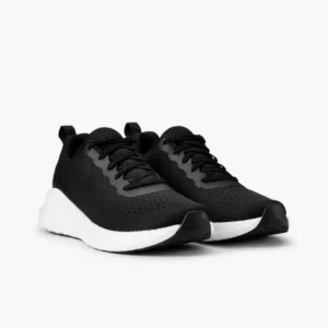 Zapatillas unisex PRINTER ESSENTIALS FLEX SNEAKERS 2269006, Negro, vista frontal del par