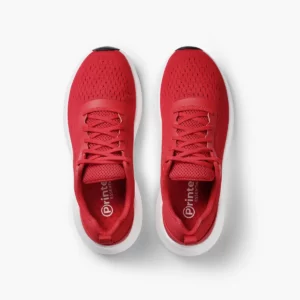 Zapatillas unisex PRINTER ESSENTIALS FLEX SNEAKERS 2269006, Rojo, vista superior del par