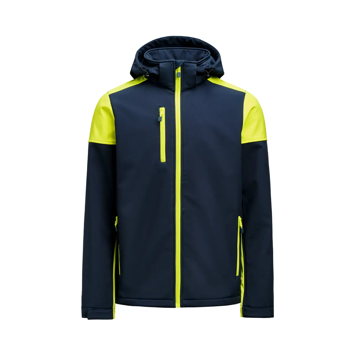 Chaqueta hombre PRINTER PRIME PRIME SOFTSHELL 2261065 7 Chaqueta hombre PRINTER PRIME PRIME SOFTSHELL 2261065, Marino/Neon amarillo, vista frontal