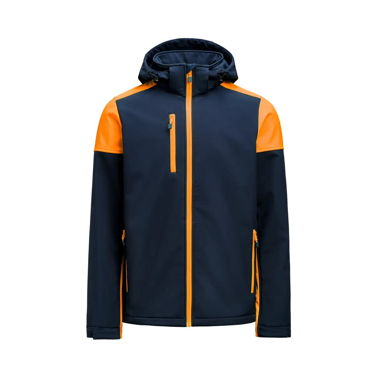 Chaqueta hombre PRINTER PRIME PRIME SOFTSHELL 2261065 12 Chaqueta hombre PRINTER PRIME PRIME SOFTSHELL 2261065, Marino/Neon naranja, vista frontal