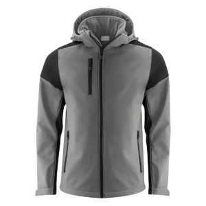 Chaqueta hombre PRINTER PRIME PRIME SOFTSHELL 2261065, Antracita/Negro, vista frontal