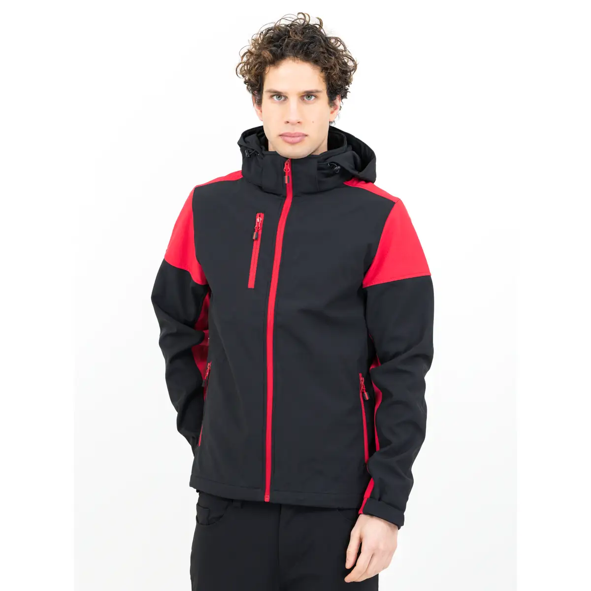 Chaqueta hombre PRINTER PRIME PRIME SOFTSHELL 2261065 42 Chaqueta hombre PRINTER PRIME PRIME SOFTSHELL 2261065, con modelo, vista frontal