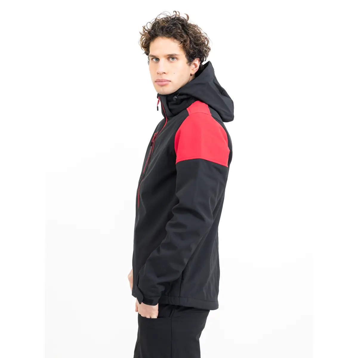 Chaqueta hombre PRINTER PRIME PRIME SOFTSHELL 2261065 45 Chaqueta hombre PRINTER PRIME PRIME SOFTSHELL 2261065, con modelo, vista lateral izquierda