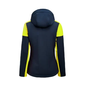 Chaqueta mujer PRINTER PRIME PRIME SOFTSHELL LADY 2261066, Marino/Neon amarillo, vista posterior