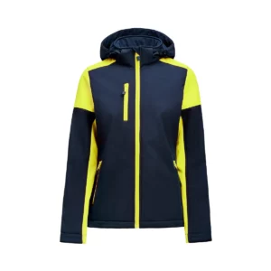 Chaqueta mujer PRINTER PRIME PRIME SOFTSHELL LADY 2261066, Marino/Neon amarillo, vista frontal