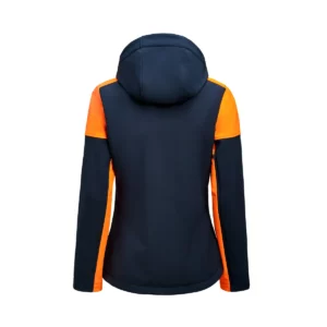 Chaqueta mujer PRINTER PRIME PRIME SOFTSHELL LADY 2261066, Marino/Neon naranja, vista posterior