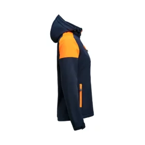 Chaqueta mujer PRINTER PRIME PRIME SOFTSHELL LADY 2261066, Marino/Neon naranja, lateral derecho