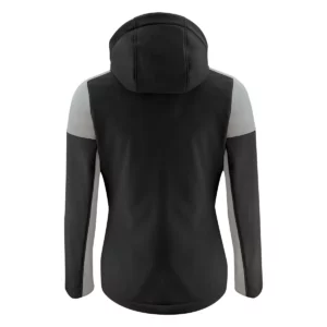 Chaqueta mujer PRINTER PRIME PRIME SOFTSHELL LADY 2261066, Negro/Antracita, vista posterior