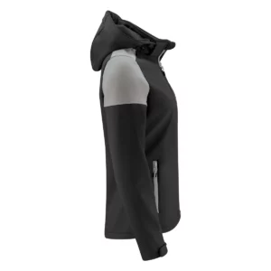Chaqueta mujer PRINTER PRIME PRIME SOFTSHELL LADY 2261066, Negro/Antracita, lateral derecho