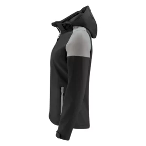 Chaqueta mujer PRINTER PRIME PRIME SOFTSHELL LADY 2261066, Negro/Antracita, vista lateral