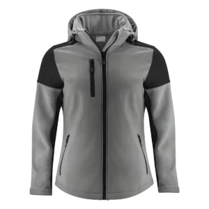 Chaqueta mujer PRINTER PRIME PRIME SOFTSHELL LADY 2261066, Antracita/Negro, vista frontal