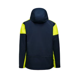 Chaqueta hombre PRINTER PRIME PADDED SOFTSHELL 2261071, Marino/Neon amarillo, vista posterior