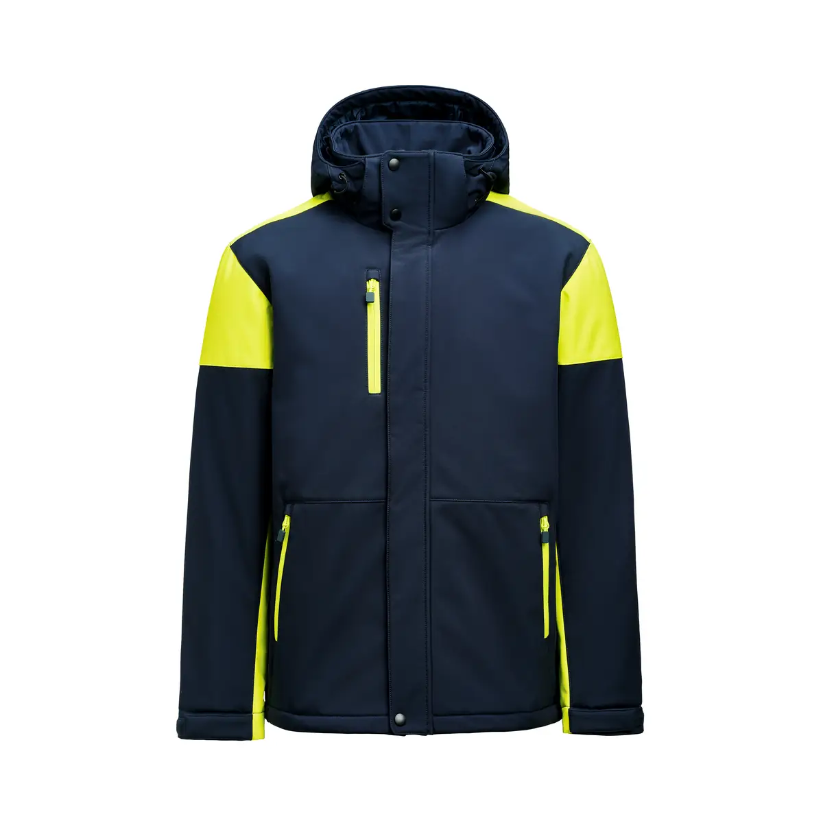 Chaqueta hombre PRINTER PRIME PADDED SOFTSHELL 2261071 7 Chaqueta hombre PRINTER PRIME PADDED SOFTSHELL 2261071, Marino/Neon amarillo, vista frontal