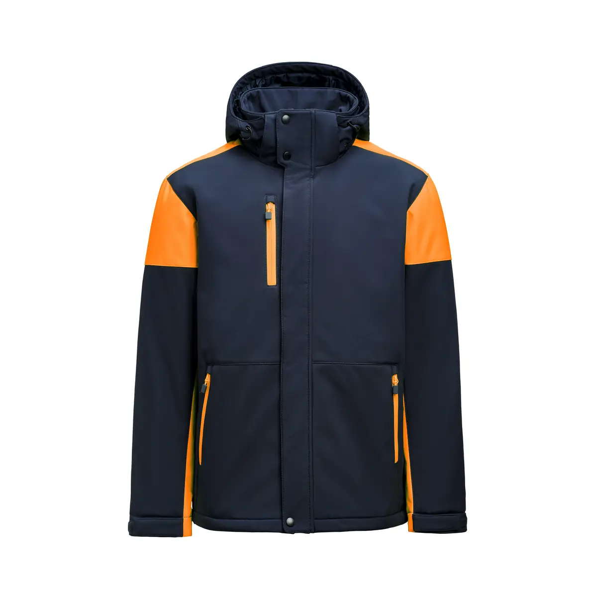 Chaqueta hombre PRINTER PRIME PADDED SOFTSHELL 2261071 12 Chaqueta hombre PRINTER PRIME PADDED SOFTSHELL 2261071, Marino/Neon naranja, vista frontal