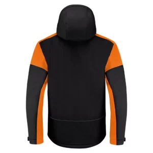 Chaqueta hombre PRINTER PRIME PADDED SOFTSHELL 2261071, Negro/Naranja, vista posterior