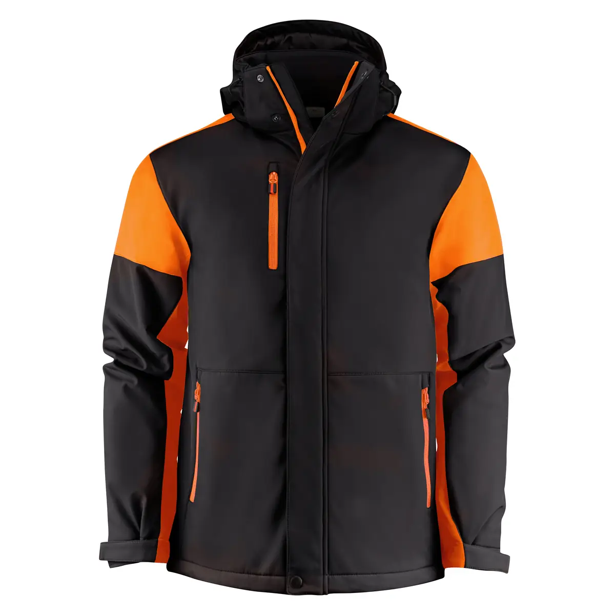 Chaqueta hombre PRINTER PRIME PADDED SOFTSHELL 2261071 21 Chaqueta hombre PRINTER PRIME PADDED SOFTSHELL 2261071, Negro/Naranja, vista frontal