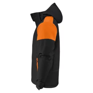 Chaqueta hombre PRINTER PRIME PADDED SOFTSHELL 2261071, Negro/Naranja, lateral izquierdo