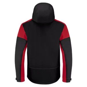 Chaqueta hombre PRINTER PRIME PADDED SOFTSHELL 2261071, Negro/Rojo, vista posterior