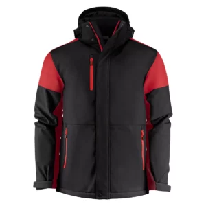 Chaqueta hombre PRINTER PRIME PADDED SOFTSHELL 2261071, Negro/Rojo, vista frontal