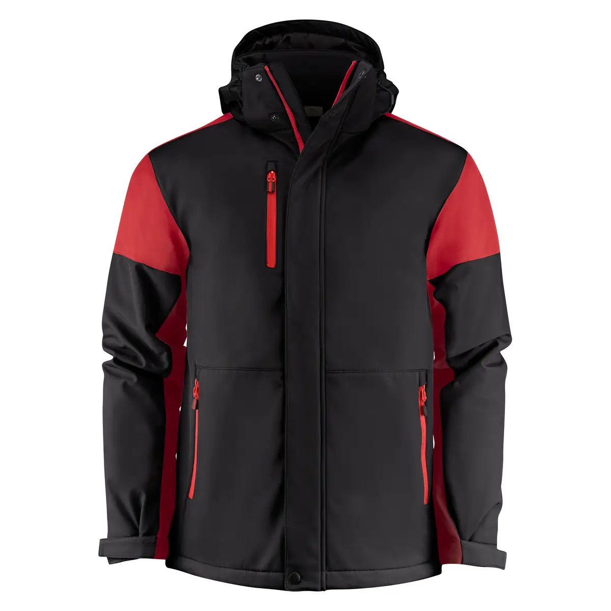 Chaqueta hombre PRINTER PRIME PADDED SOFTSHELL 2261071 25 Chaqueta hombre PRINTER PRIME PADDED SOFTSHELL 2261071, Negro/Rojo, vista frontal