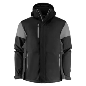 Chaqueta hombre PRINTER PRIME PADDED SOFTSHELL 2261071, Negro/Antracita, vista frontal