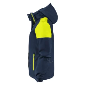 Chaqueta mujer PRINTER PRIME PADDED SOFTSHELL 2261072, Marino/Neon amarillo, lateral izquierdo