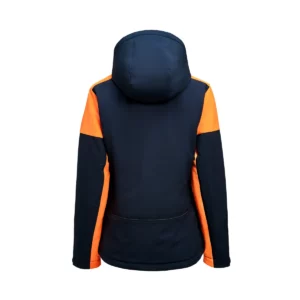Chaqueta mujer PRINTER PRIME PADDED SOFTSHELL 2261072, Marino/Neon naranja, vista posterior