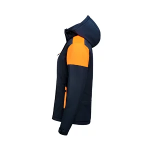 Chaqueta mujer PRINTER PRIME PADDED SOFTSHELL 2261072, Marino/Neon naranja, lateral izquierdo