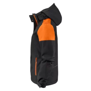 Chaqueta mujer PRINTER PRIME PADDED SOFTSHELL 2261072, Negro/Naranja, lateral izquierdo