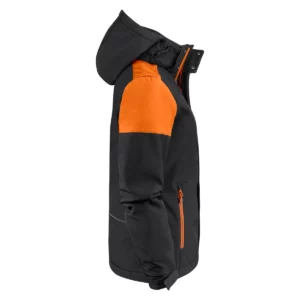 Chaqueta mujer PRINTER PRIME PADDED SOFTSHELL 2261072, Negro/Naranja, lateral derecho