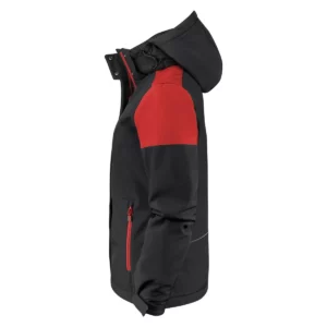 Chaqueta mujer PRINTER PRIME PADDED SOFTSHELL 2261072, Negro/Rojo, lateral izquierdo